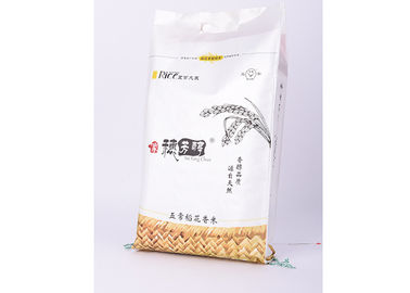 أكياس الأرز الأرز التعبئة والتغليف مع الموضوع خيط ختم 5KG 48 سم * 23 سم الحجم المزود