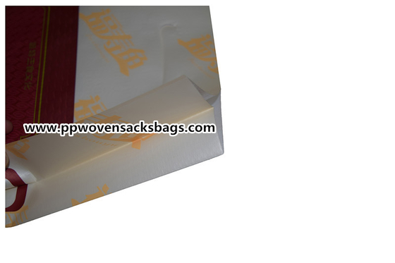 Transparent PP Woven BOPP Laminated Bags with Handle for Rice مزود